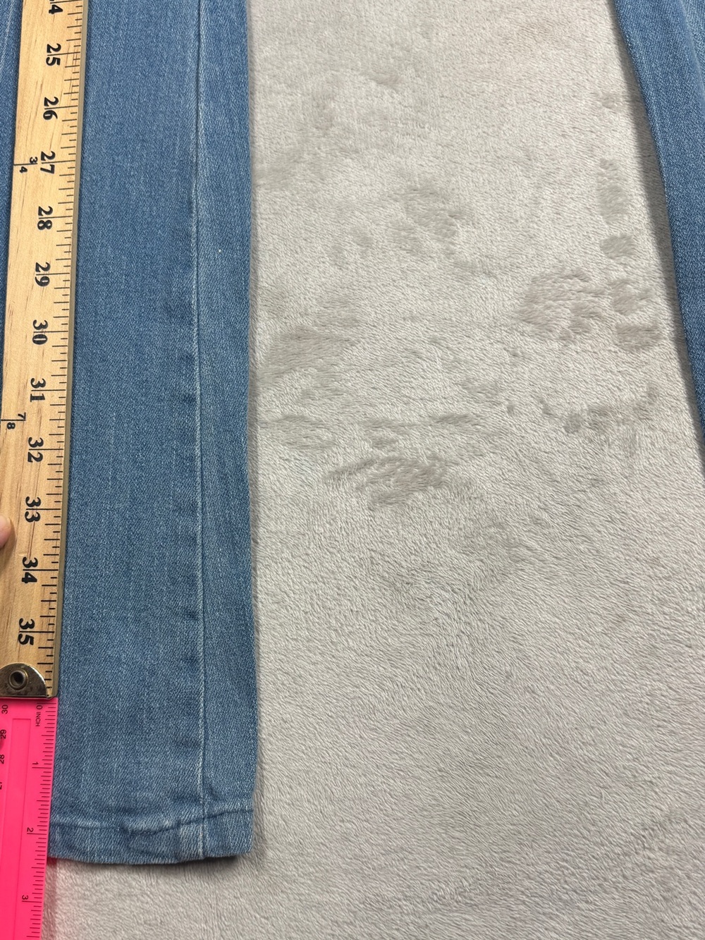 NWT Deadstock Y2K 7 For All Mankind Embroidered A Pocket Bootcut Blue Jeans 24 - Picture 11 of 17